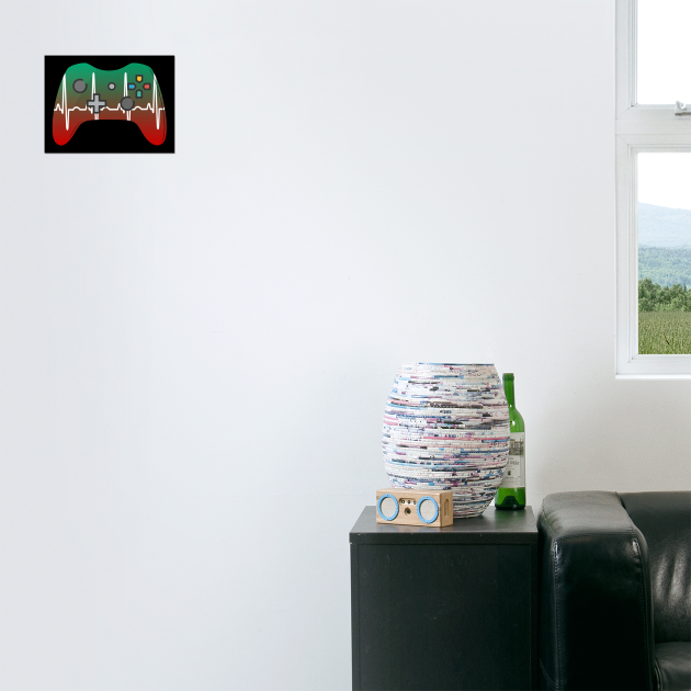 Gamer Heartbeat by Pixel Threads 